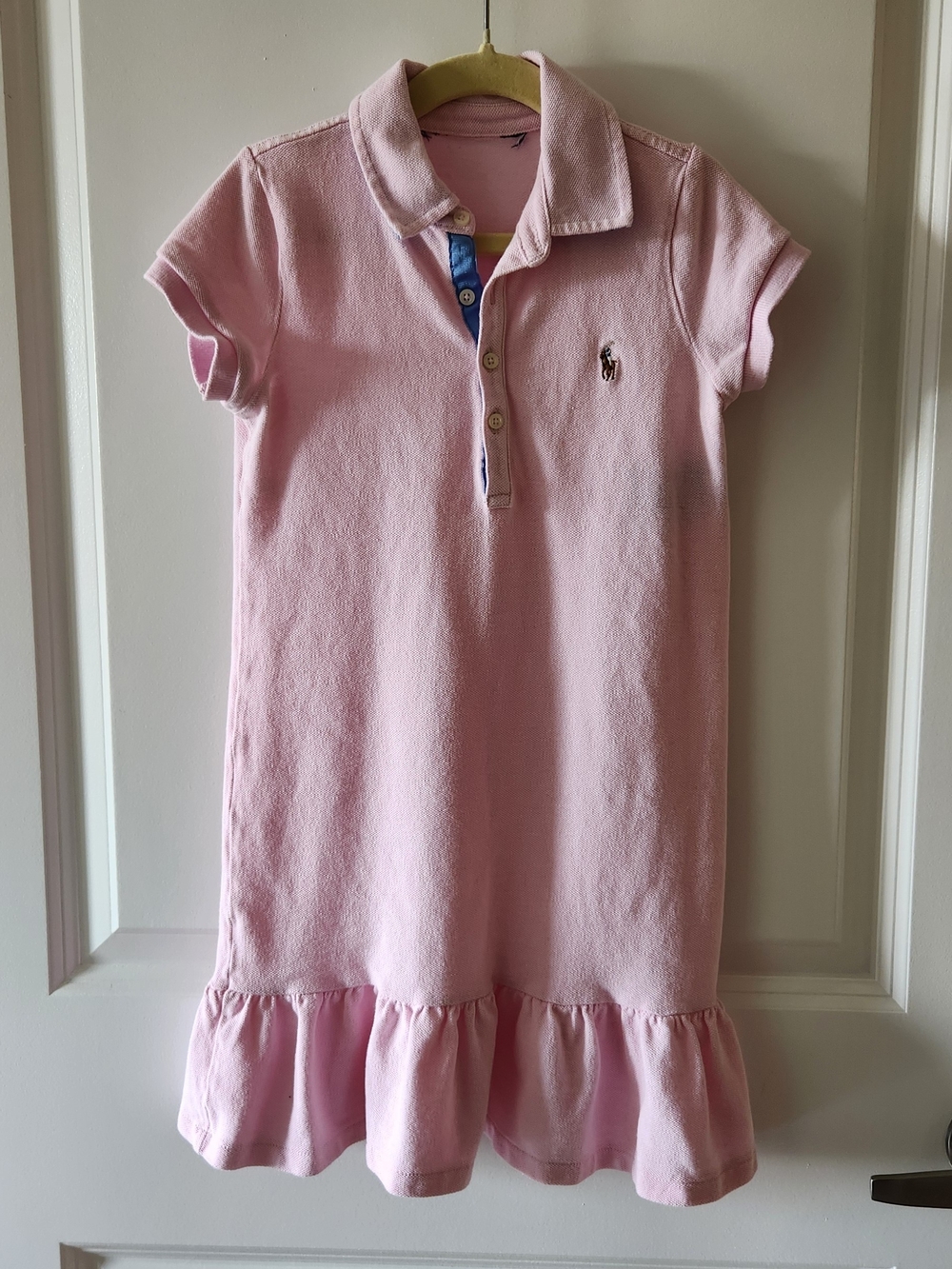 RALPH LAUREN GIRLS’ PINK POLO DRESS// Size 6/7